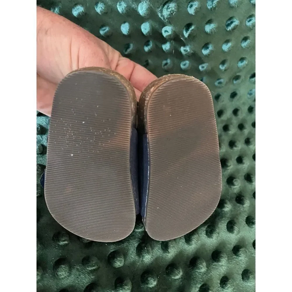 Gymboree baby size 3 9-12 month dark blue shoes sandals